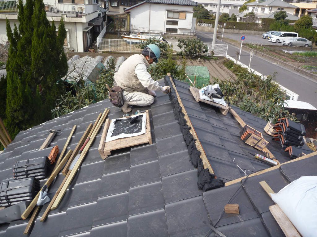 屋根葺き替え工事