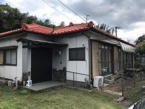 玄関屋根修理工事：垂水市田神 Ｋ様邸