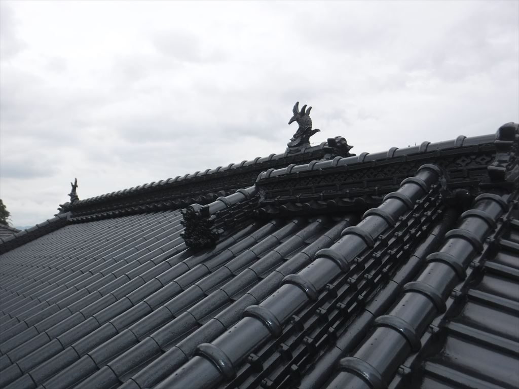 屋根塗装工事：鹿屋市打馬 Ｔ様邸