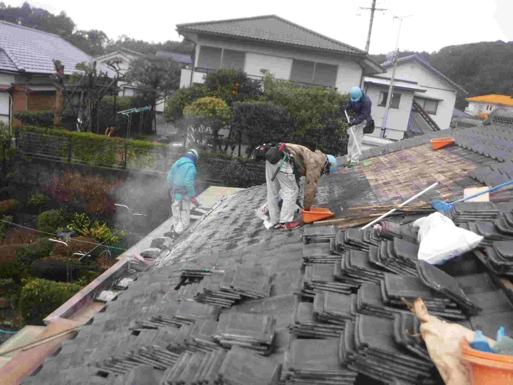 屋根一部締め直し工事：鹿屋市今坂町 Ｙ様邸