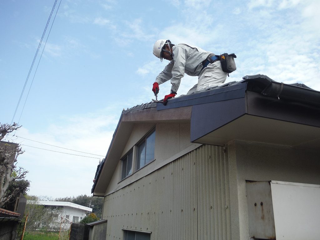 屋根葺き替え工事：鹿屋市西原 Ｈ様邸