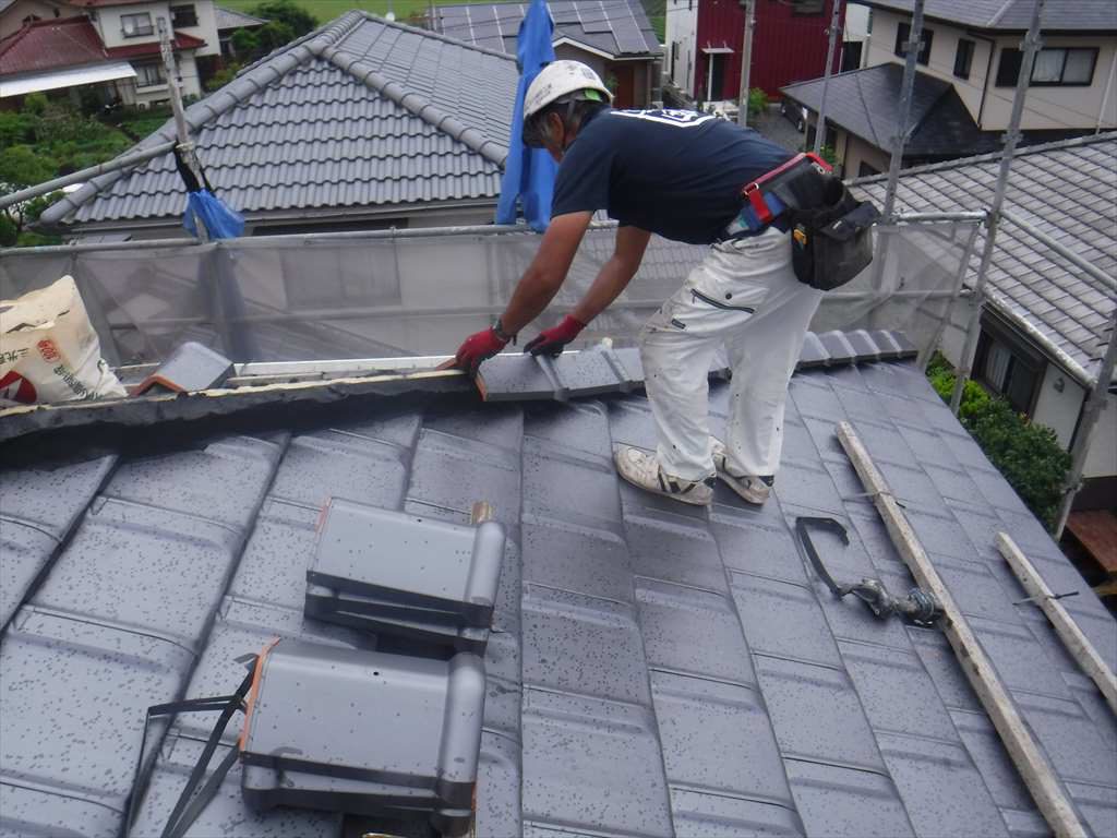 屋根葺き替え工事：鹿屋市西原 Ｈ様邸