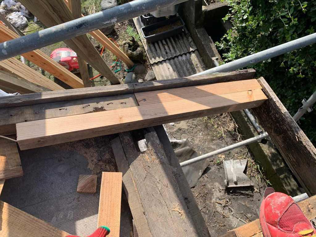 屋根葺き替え工事：鹿屋市串良町 Ｋ様邸