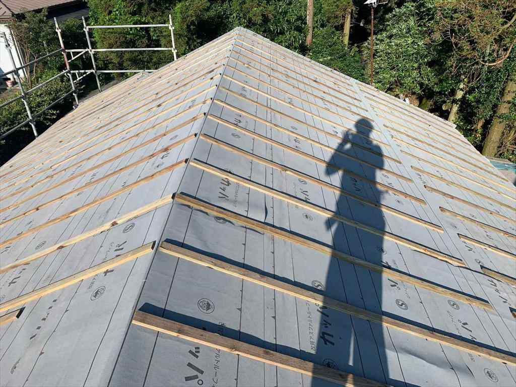 屋根葺き替え工事：鹿屋市串良町 Ｋ様邸