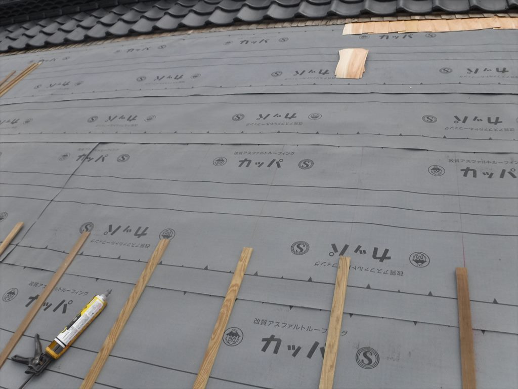 屋根締め直し工事：鹿屋市東原町 Ｋ様邸