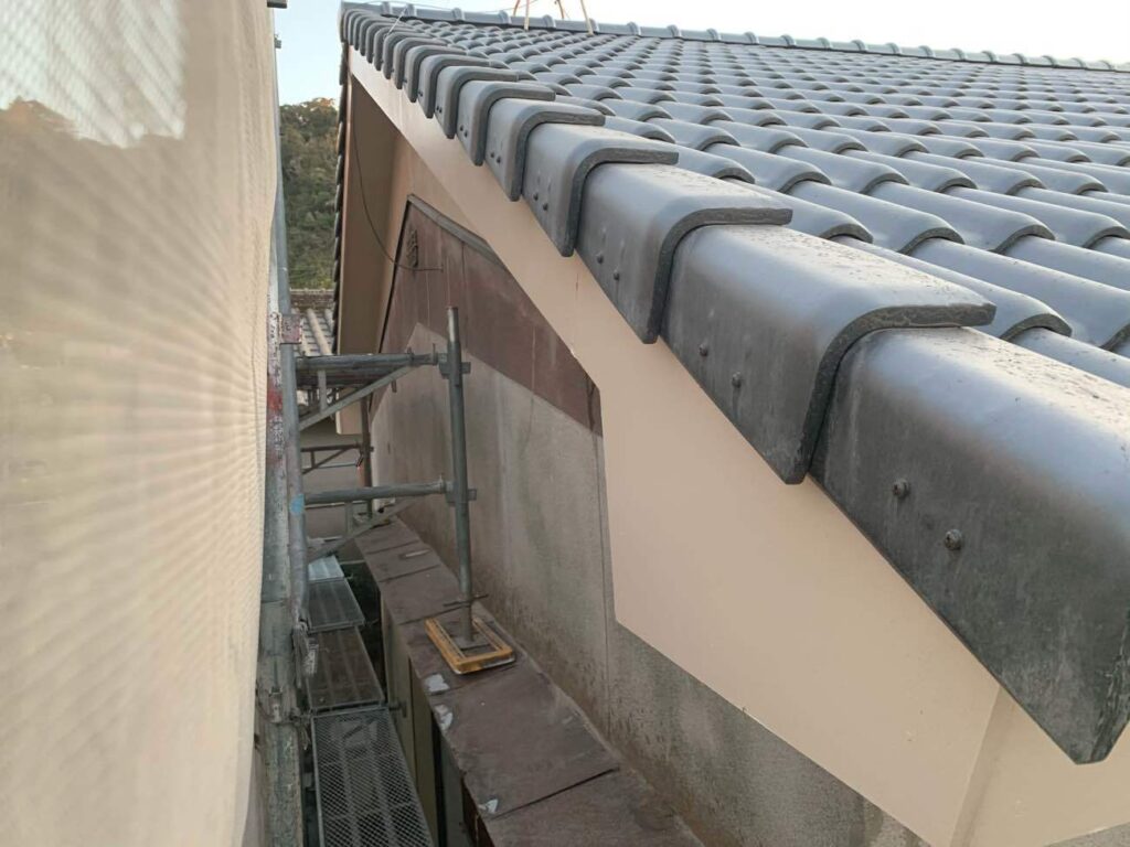 屋根葺き替え工事：垂水市海潟 Ｋ様邸