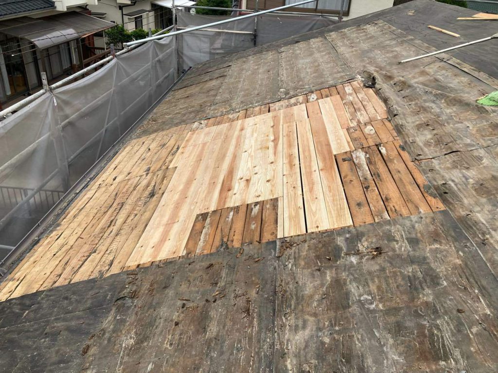 屋根葺き替え工事：鹿屋市西原 Y様邸