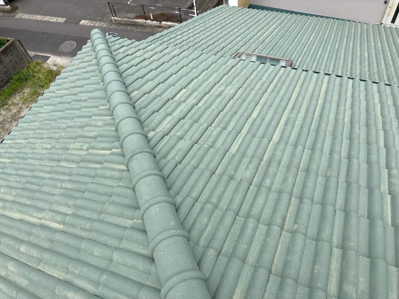 屋根葺き替え＆雨樋交換工事：鹿児島市草牟田S様邸／施工前