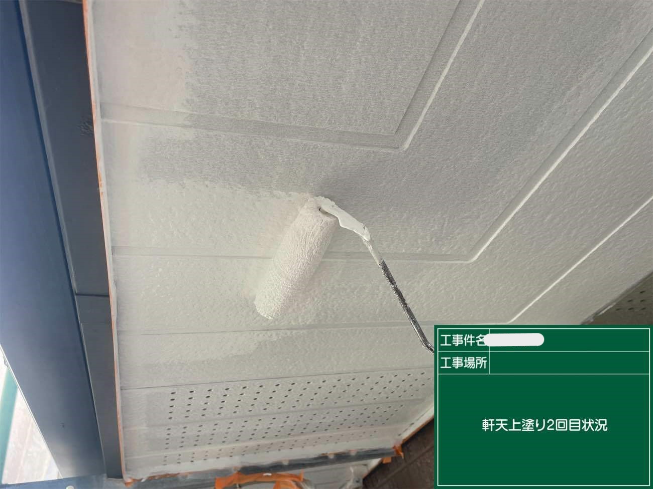 屋根葺き替え＆外壁塗装工事：垂水市新城 N様邸／施工中