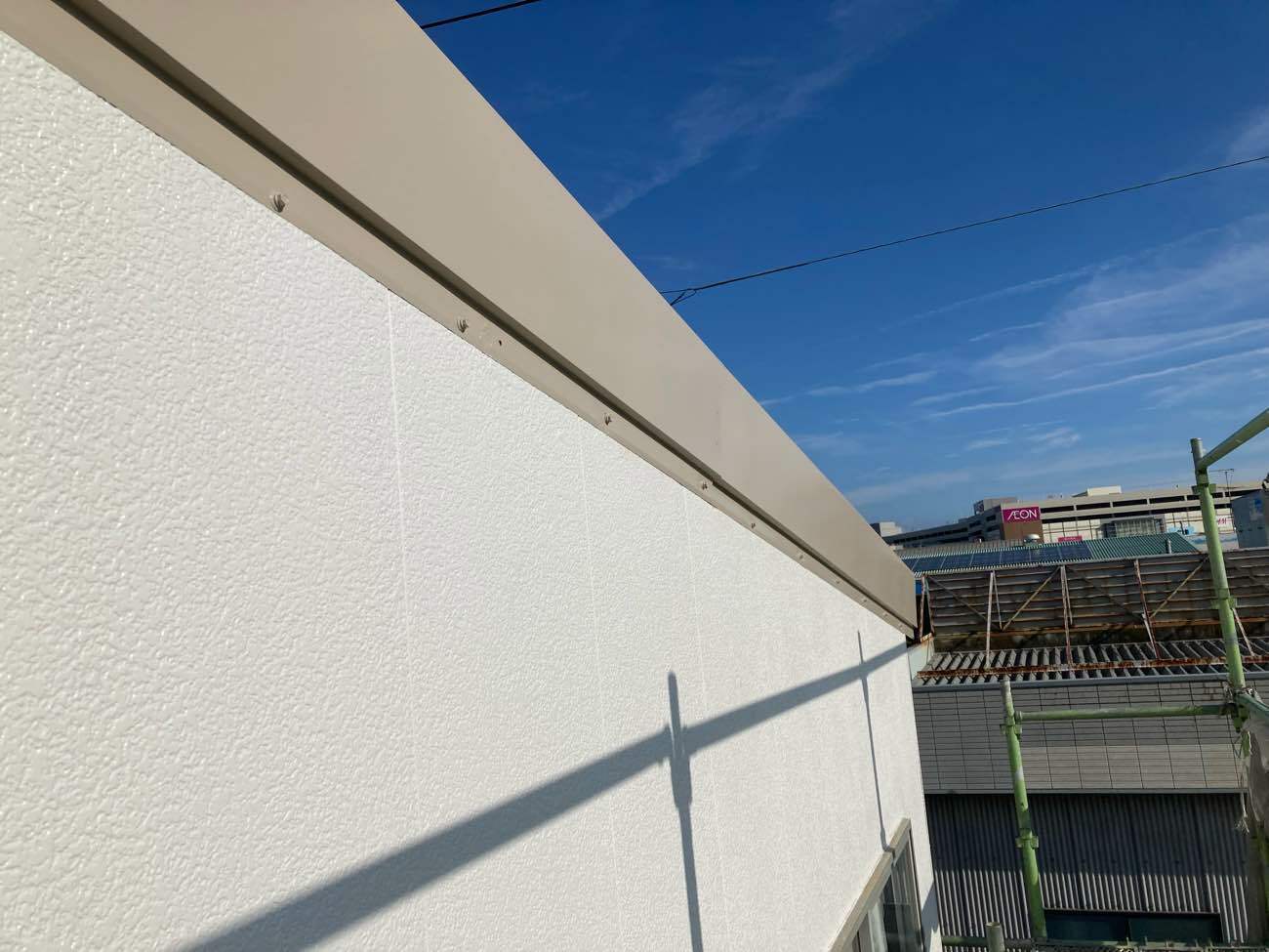 外壁塗装工事＆スレート屋根補修工事：鹿児島市東開町　工場K様／施行中