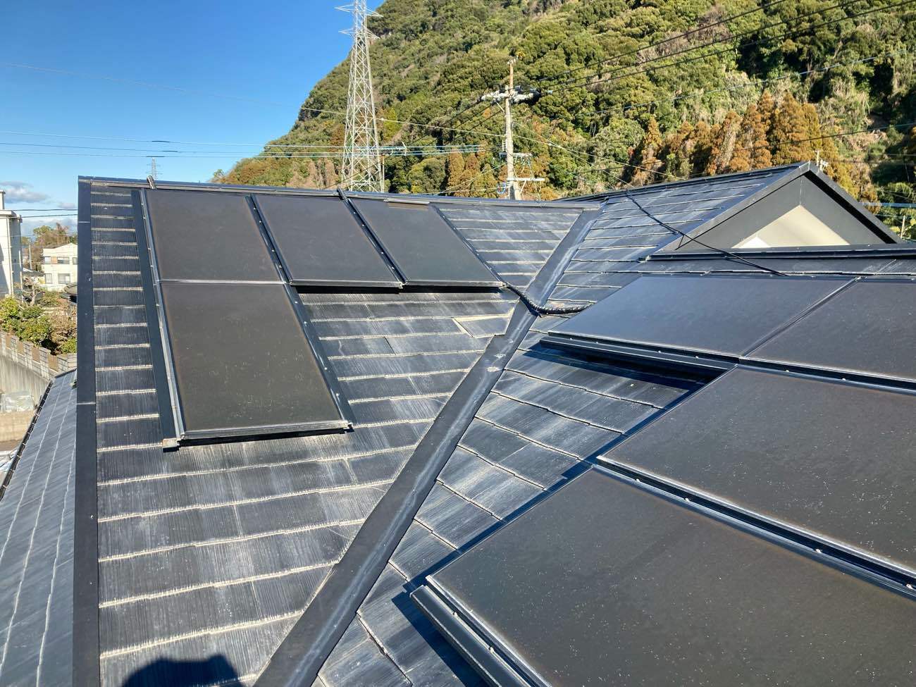 平板瓦への屋根葺き替え工事：霧島市国分敷根　M様邸／施工前