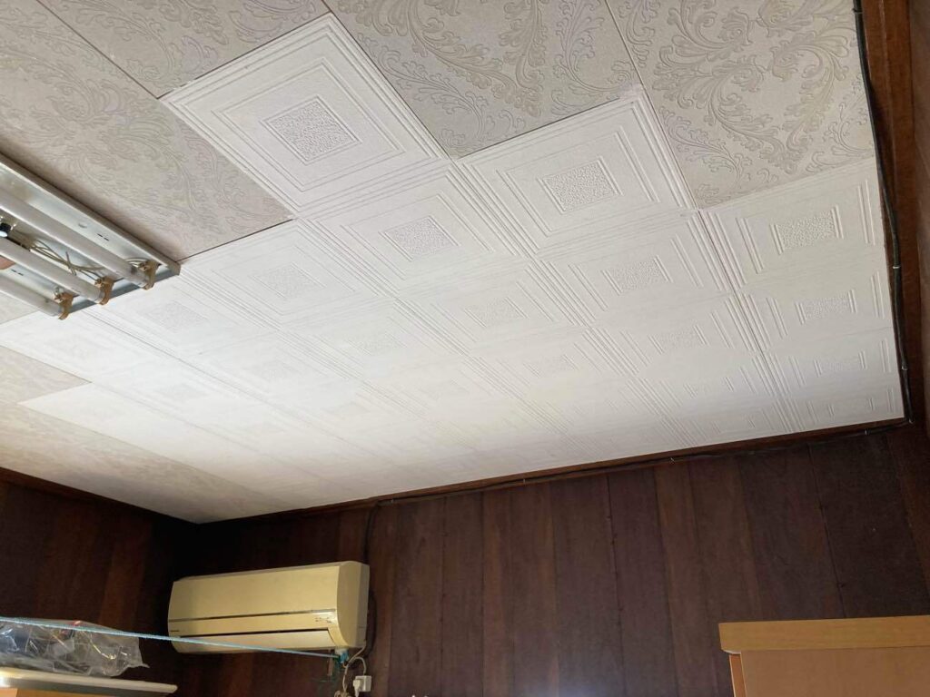 室内の雨漏り跡も、丁寧に補修を施しました。