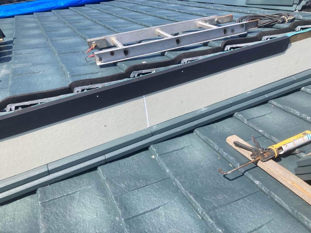 細かな部分まで、防水性に配慮しながら仕上げていきます。