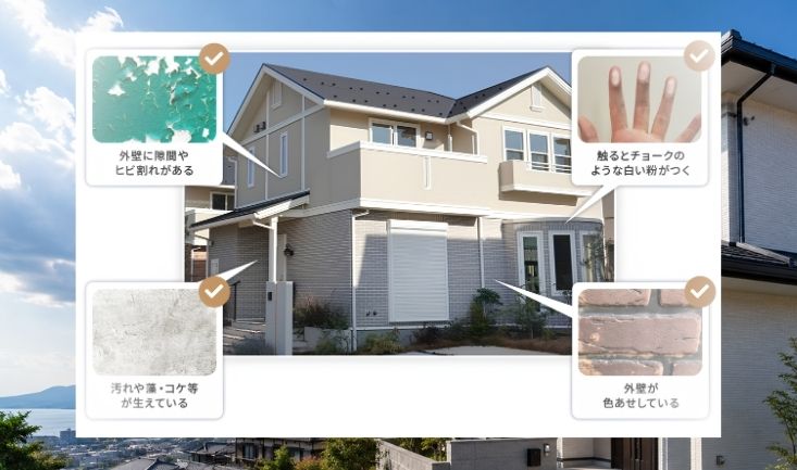鹿児島市で外壁塗装を依頼する前に確認したい劣化症状