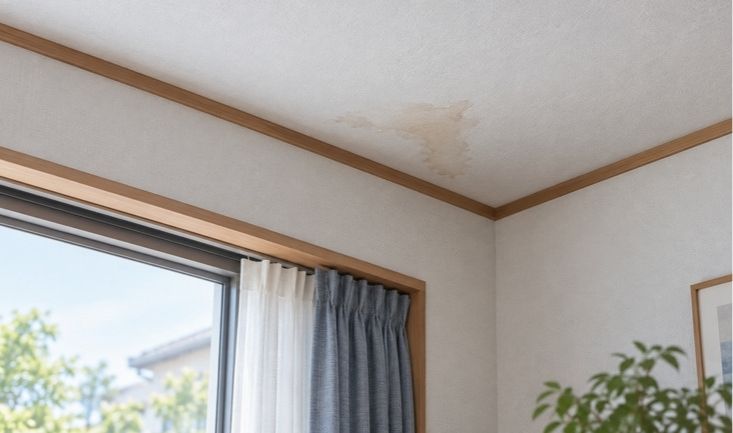 雨漏りが再発したら、雨染みの位置だけで原因を決めない